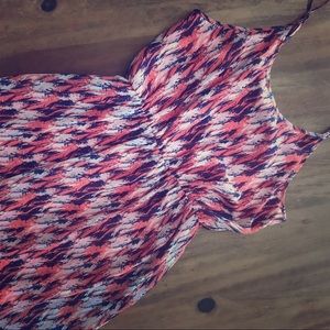 • SOLD • Charming Charlie Brushstroke Maxi Dress